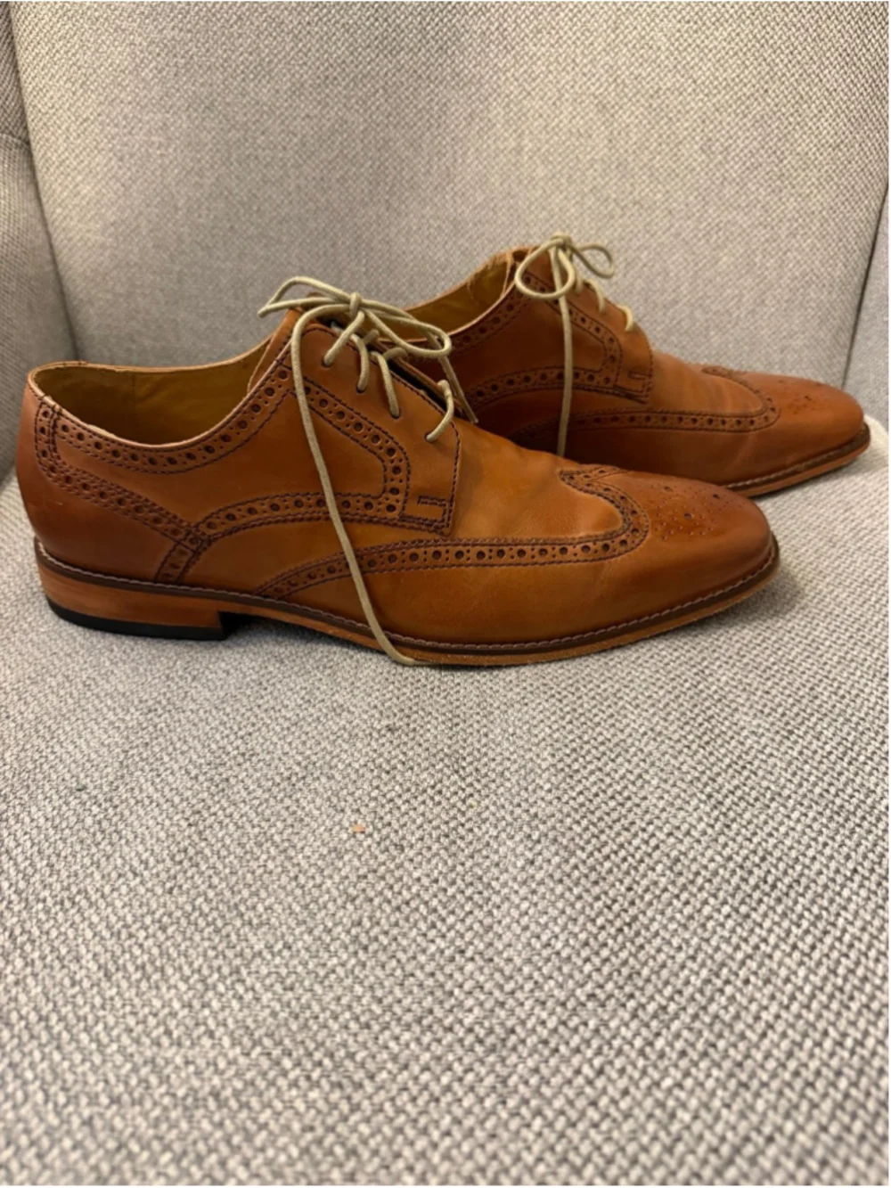 Cole Haan Giraldo wingtip brown leather oxfords sz 11.5